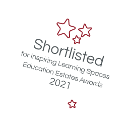 Shortlisted for Inspiring Learning Spaces Education Estates Awards 2021
